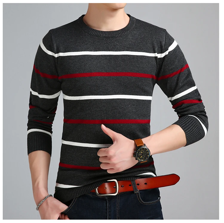 2019 Brand Social Cotton Thin Men's Pullover Sweaters Casual Crocheted Striped Knitted Sweater Men Slim Fit Jersey Clothes 2019 Brand Social Cotton Thin Men's Pullover Sweaters Casual Crocheted Striped Knitted Sweater Men Slim Fit Jersey Clothes