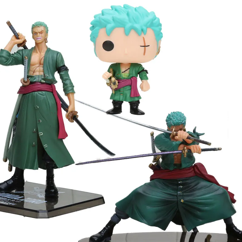 

Anime One Piece Roronoa Zoro Sauron Two Years Later One Piece Action Figures PVC Doll Model