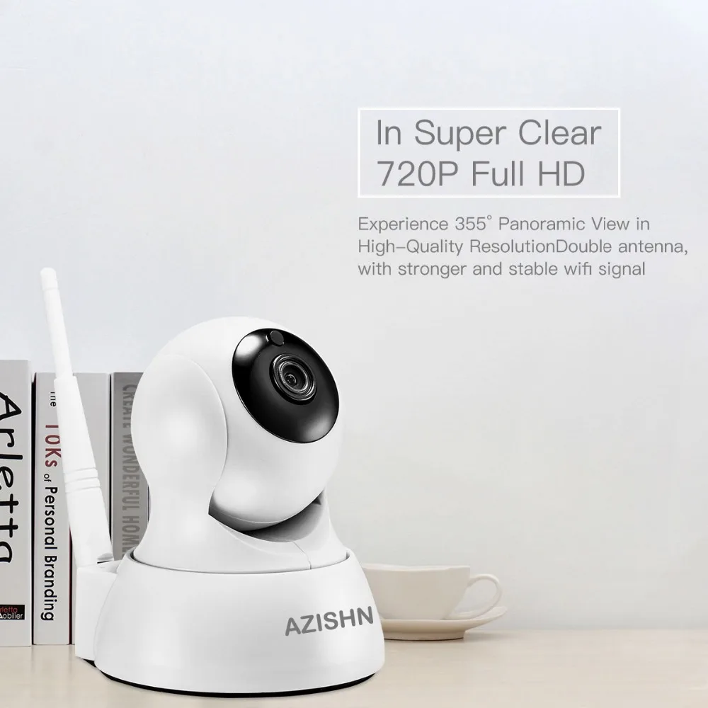 HD 720P домашняя Wi-Fi ip-камера безопасности 1MP двухсторонняя аудио Беспроводная CCTV камера ночного видения Детский Монитор iCsee мини-камера AZISHN