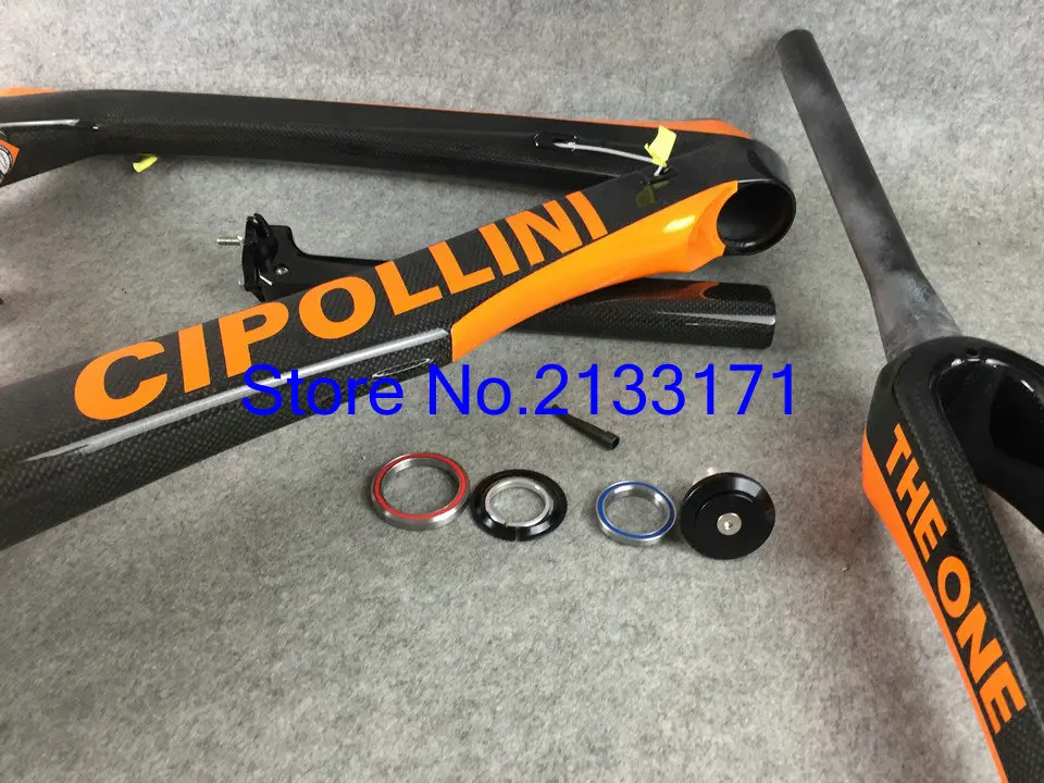 Карбоновая рама Cipollini RB1K THE ONE Shiny RB1000 T1100 карбоновая велосипедная Рама в комплекте