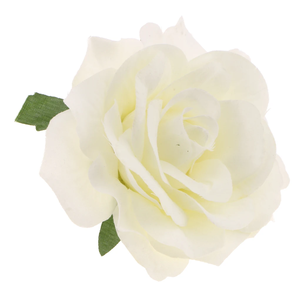 5Pcs Silk Rose Heads Artificial Flower for Wedding Bride Bouquet Party Background Decor DIY Crafts Supplies Photo Props