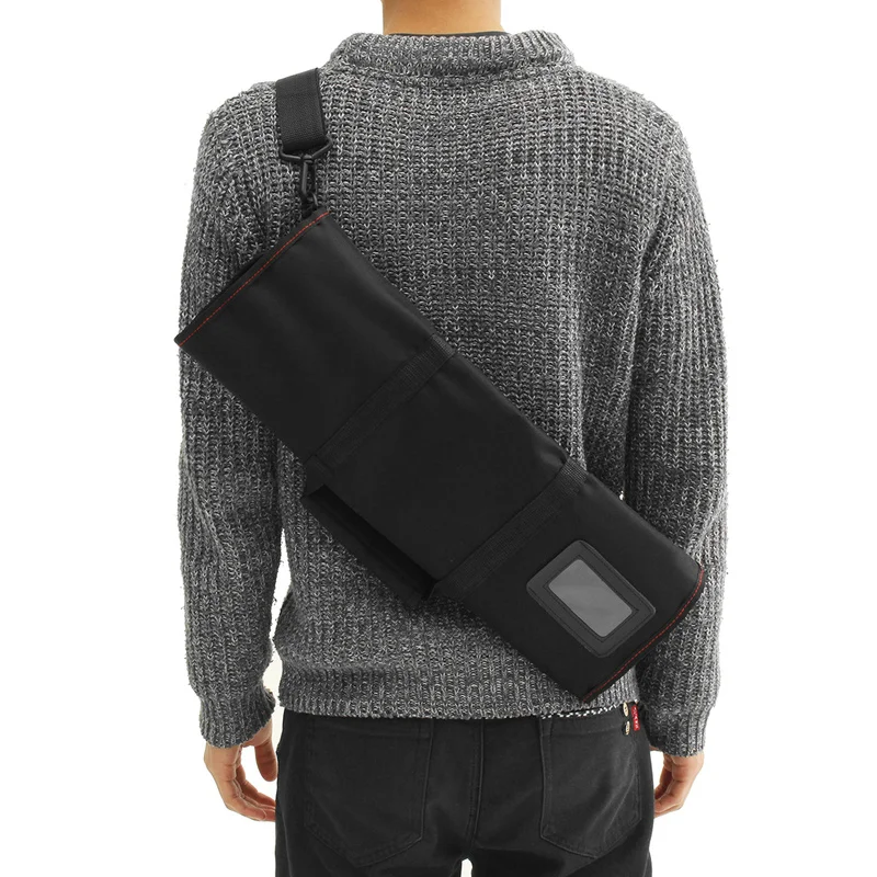 Chef Knife Bag Roll Bag 12 Pocket Black Kitchen Cooking Accessories