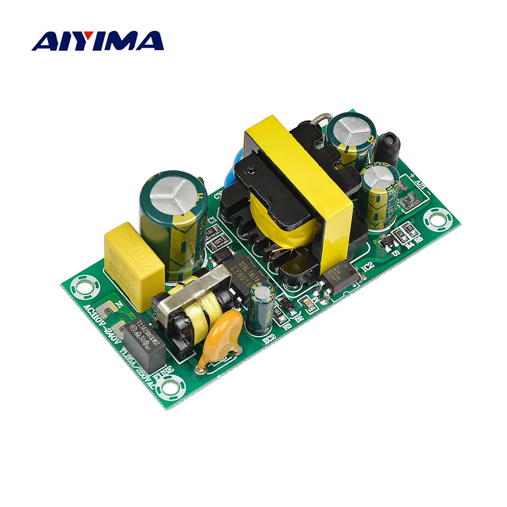 

AIYIMA 1Pc Isolate 12V 2A Switching Power Adapter AC100-240V To DC12V Voltage Stabilizer Circuit Board