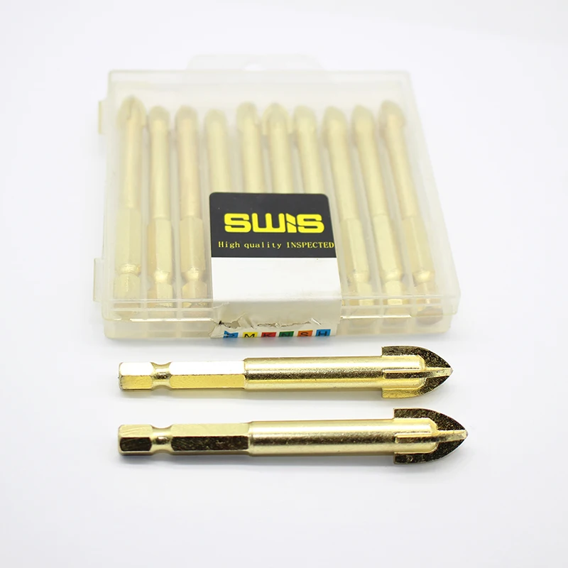 Twist Drill Tungsten Carbide Bit 6mm 8mm 10mm 12mm Drill Bits for Tile