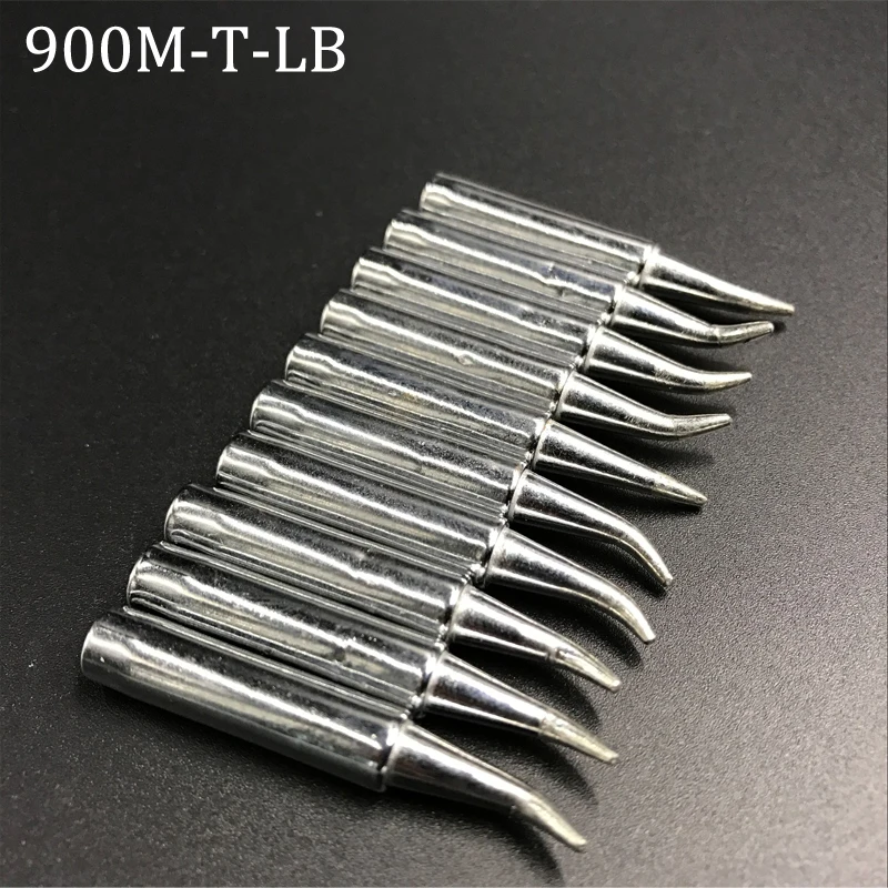 

Free shipping 10pcs/lot Lead-free Soldering iron tip solder tip 900M-T-LB Soldering Tip for Hakko 936 907 Saike 852D+ 909D 852
