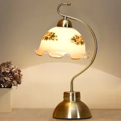 Светодиодные лампы Европейский классическая лампа ретро спальня прикроватной тумбочке лампа дома освещение 10 Вт источник света Led
