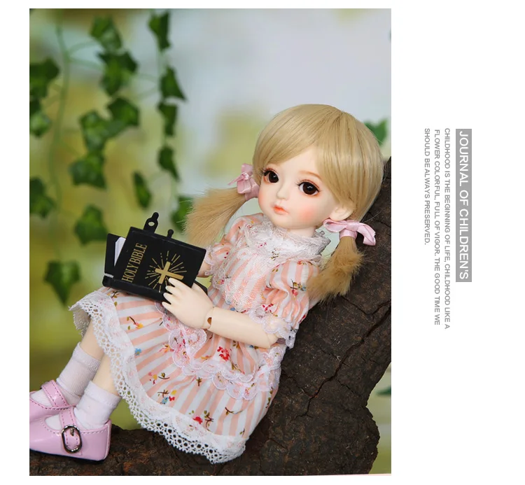 BJD SD Кукла Одежда 1/6 kimi милое и милое платье для YOSD девушка тело YF6 до 20 кукольный наряд аксессуары OUENEIFS