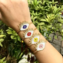 Go2boho дропшиппинг Миюки Pulseras браслет сглаза индейка браслеты