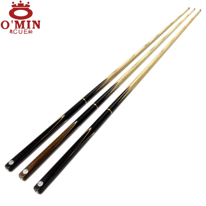 OMIN Enlighten snooker cues 10mm cue tip Ash wood handmade billiard
