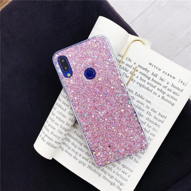 Silicone Bling Crystal Glitter Case For Xiaomi Mi 8 9 SE CC9 E A3 A2 Lite Redmi Note 5 Plus 6 7 8 Pro Shining Sequins Cover