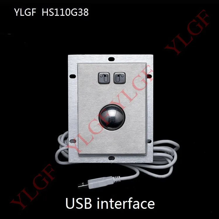 Трекбол мышь YLGF HS110G38-U USB интерфейс Встроенный промышленный мышь водонепроницаемый(IP54), пыль, анти