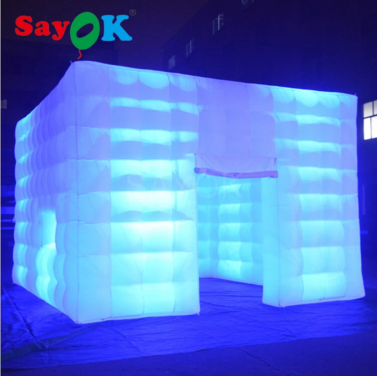 Outdoor Inflatable Party Cube Tent,Inflatable Wedding Tent,Inflatable Tent with Led Lights Outdoor Inflatable Party Cube Tent,Inflatable Wedding Tent,Inflatable Tent with Led Lights
