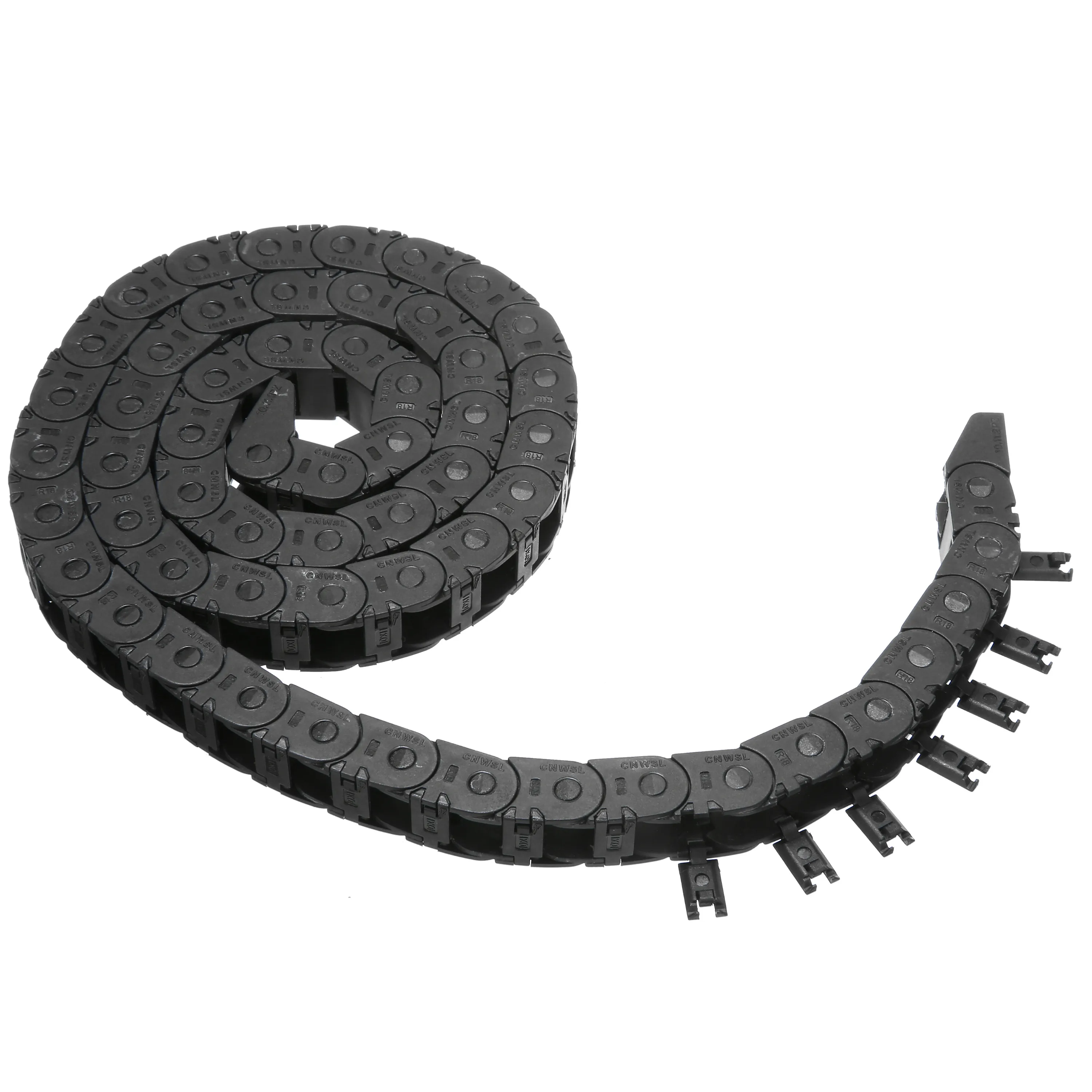 10x11mm 1M Nylon Cable Carrier Drag Chain Nested Wire Carriers Transmission Tank Chains Towline for CNC Router Machine Tools