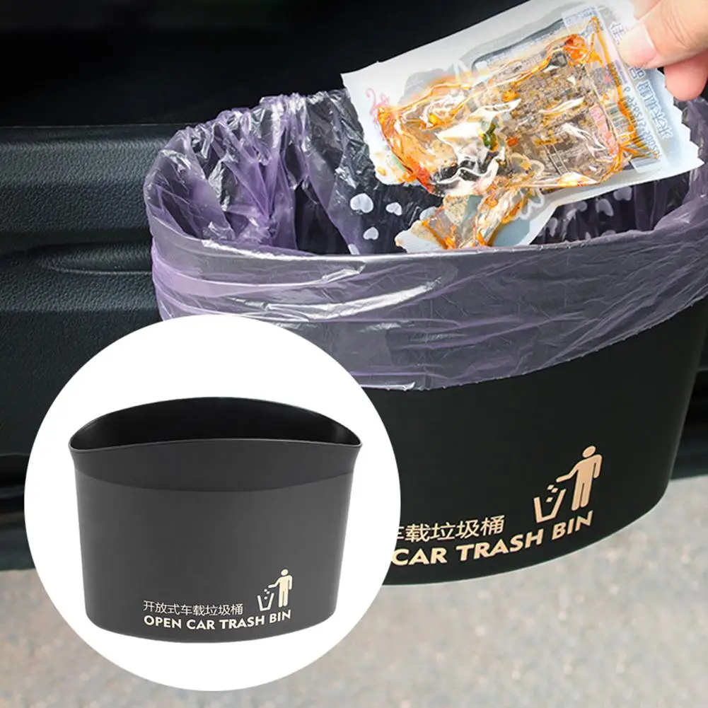 Universal Portable Auto Car Travel Trash Can Bin Rubbish Garbage Holder