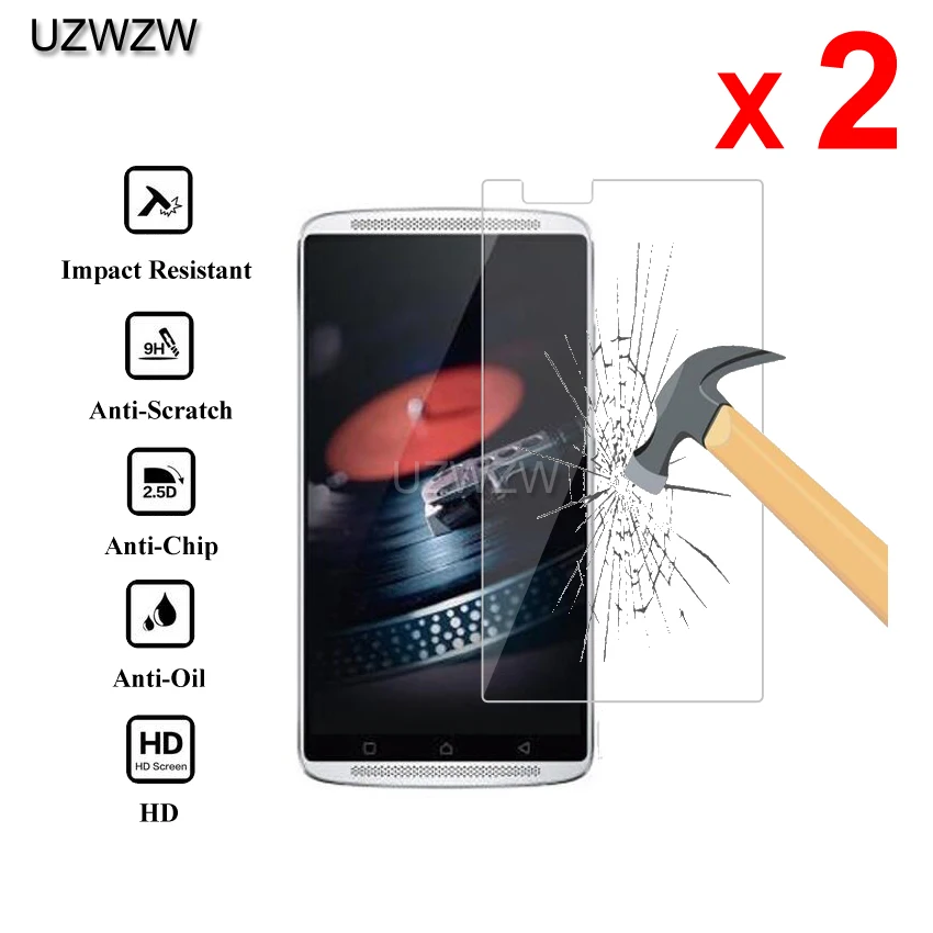 

2pcs For Lenovo Vibe X3 Premium 2.5D 0.26mm Tempered Glass Screen Protector For Lenovo Vibe X3 Protective Glass