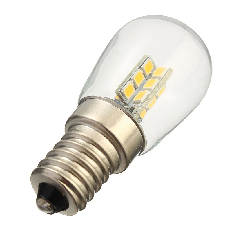 Высокая яркость 3014 SMD 24 светодиодный s светодиодный лампа E14 3 Вт Чистое Белое теплое белое светодиодное освещение Лампа 220V для холодильника швейная машина