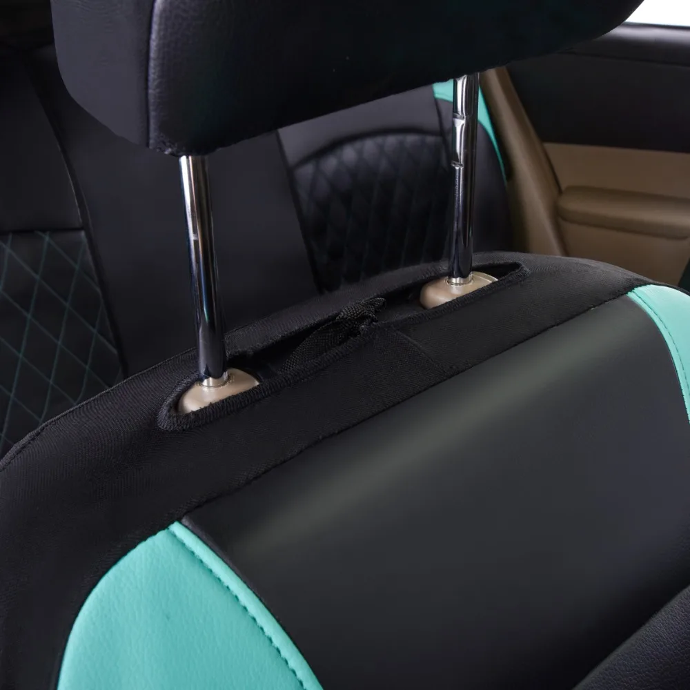 Автомобиль-Пасс из искусственной кожи универсальный чехол для автомобильных сидений боковая подушка безопасности совместимые водонепроницаемые автомобильные аксессуары для интерьера подходят для большинства автомобилей
