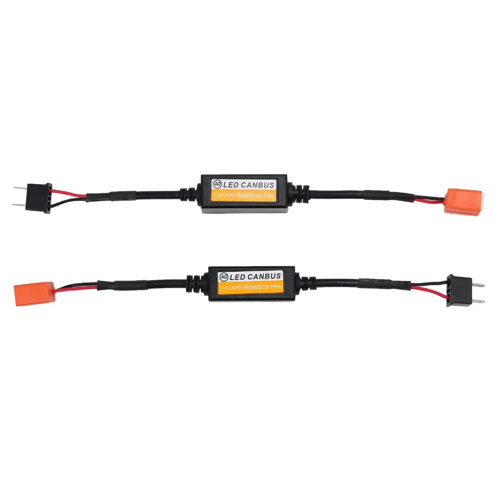 Justech 2x светодиодный Canbus декодеры без ошибок резистор для современных Kia Buick VW Ford Chevrolet Citroen Nissan H4 головной светильник противотуманный светильник