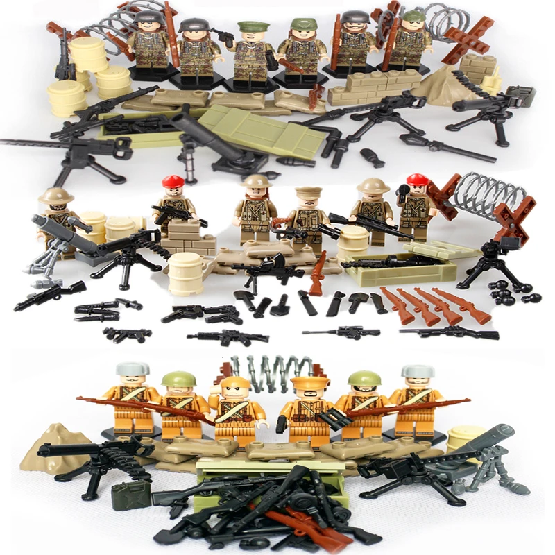 Set Sale World War 2 Heavy Fire mini dolls Military Swat Soldiers lepin Army Building Blocks Models & Building Toys Set Sale World War 2 Heavy Fire mini dolls Military Swat Soldiers lepin Army Building Blocks Models & Building Toys