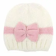 BMF TELOTUNY Мода новорожденный девочка мальчик Младенец Малыш вязание крючком из шерсти шляпа Мягкая Кепка шляпа Apr4