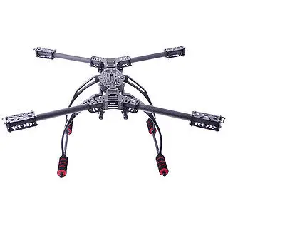 

H4 600 Alien Carbon Fiber RC FLoding Quadcopter Frame Kit w/Landing Skid for FPV