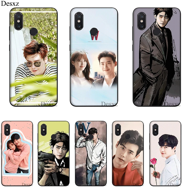 

Mobile Phone Case Silicone For Xiaomi Redmi Note 4 4X 5 5A 6 7 Pro Prime Cover Korea Celebrity Lee Jong Suk Casing Shell