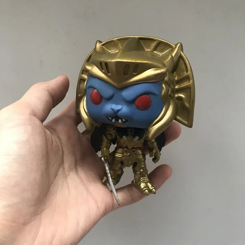 

Original Funko pop Secondhand Goldar Ranger Vinyl Action Figure Collectible Model Loose Toy No Box
