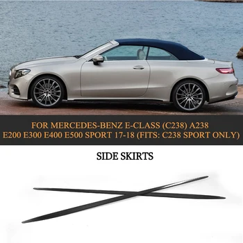 

E Class Carbon Fiber Car Side Skirt Body Lip For Mercedes Benz C238 Sport Coupe 2 Door 2017-2018 E200