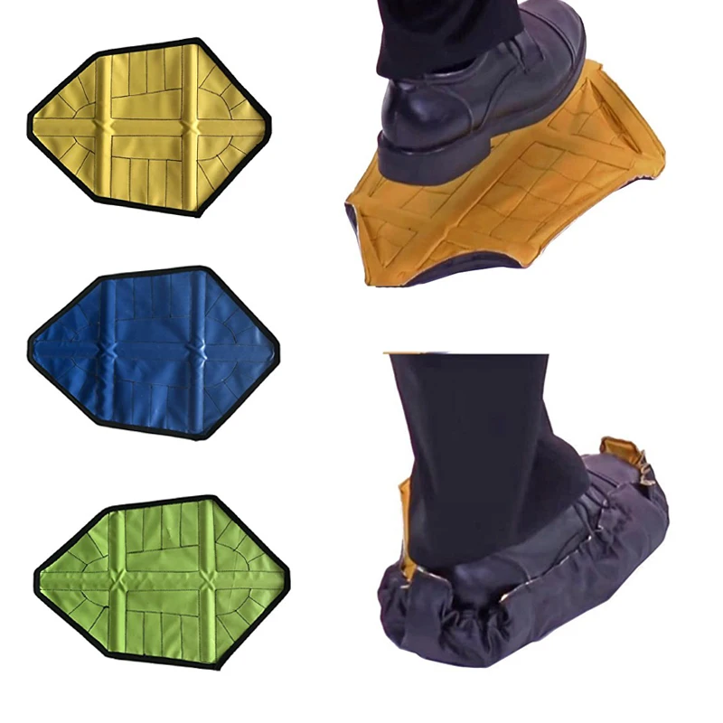 

2pcs/pair New Step in Sock Reusable Shoe Cover One Step Hand Free Sock Shoe Covers Durable Portable Automatic Shoe Covers