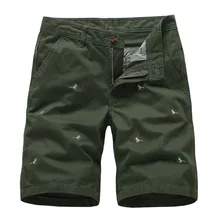 Мужские шорты Карго крутые хлопковые повседневные шорты летние Лидер продаж! военные мужские удобные шорты с вышивкой пляжные шорты