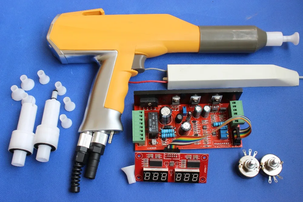 Whole set of Gema digital manual electrostatic powder coating spray gun system