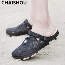 CHAISHOU/Новинка; Лидер продаж; Летние массажные тапочки ЕВА; мужские сандалии; Мужская обувь; дышащие пляжные мужские Вьетнамки; Chaussons; F-217