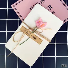 DIY поздравительные открытки слова, сообщения пожелания карты детский подарок DIY рукодельные карточки DIY сушеные цветы карты