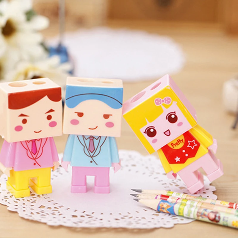 Sacapuntas Kawaii De Dibujos Animados Para Personas Pequenas Sacapuntas Creativo Bonito Para Montar Diy Utiles Escolares Para Oficina Papeleria Con Borrador Sacapuntas Aliexpress