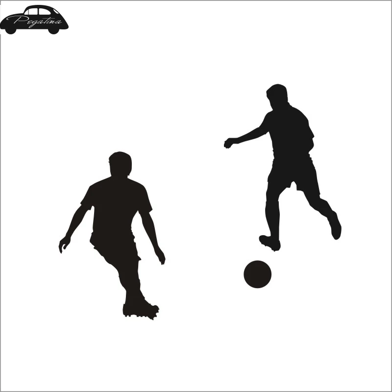 Football Player Sticker Sports Soccer Car Decal Helmets Kids Room Name Posters Vinyl Wall Decals Football Sticker