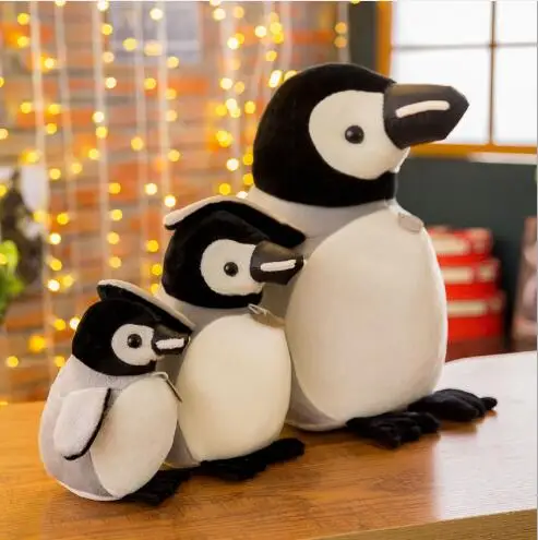 Wyzhy творческий мультфильм Подушка в виде пингвина кукла новая плюшевая игрушка для дивана Спальня украшение в виде отправьте друзьям и подарки для детей 20 см