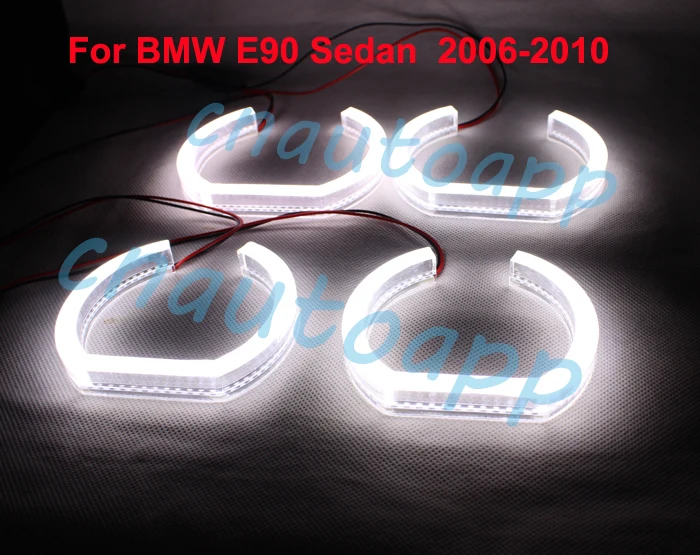 

Custom Crystal Light Angel Eyes SMD LED Headlights Pipeline Light Running Light DRL - One Set