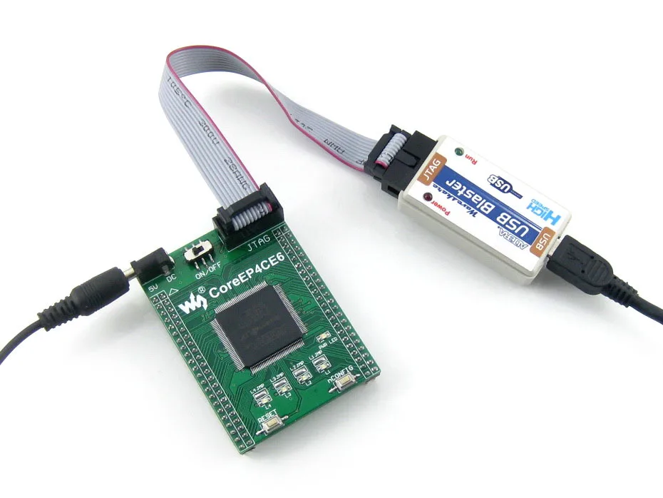 Waveshare CoreEP4CE6 EP4CE6E22C8N EP4CE6 ALTERA Cyclone IV CPLD и FPGA макетная основная плата с полным IO