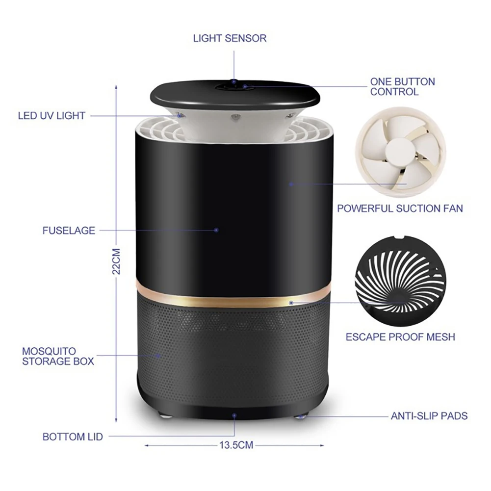 Intelligent Repellent Bug Insect LED Light Electronic Pest Mosquito Killer Lamp Intelligent Repellent Bug Insect LED Light Electronic Pest Mosquito Killer Lamp