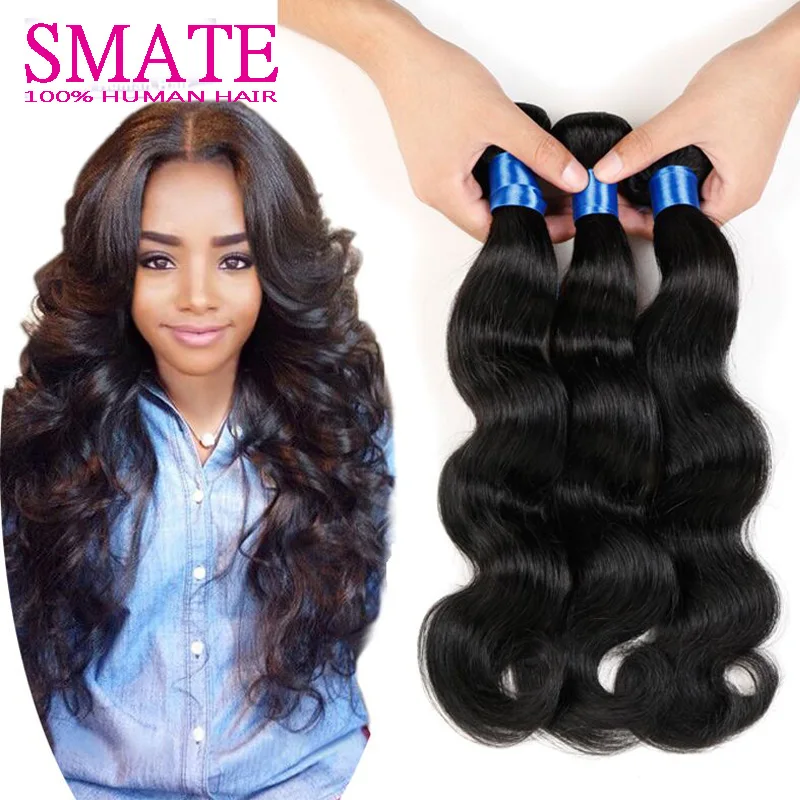 Brazilian Virgin Hair Body Wave Human Hair Weave Best Selling
