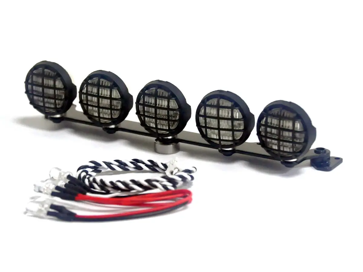 RC Car LED Light Bar (5 18mm Light) (67.2v) for AXIAL 1/10 YETI TAMIYA