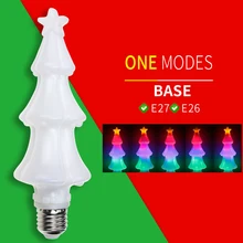 E27 Christmas Tree Outdoor Led Flame Lamp AC 85-265V E26 Led Light Xmas 3W Novelty LED Candle Bulb For Home Garden Decoration E27 Christmas Tree Outdoor Led Flame Lamp AC 85-265V E26 Led Light Xmas 3W Novelty LED Candle Bulb For Home Garden Decoration
