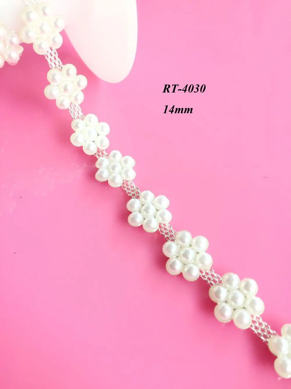 Free shipping 1yard DIY pearl trim for bridal neckline lace sash wedding sash Wedding belt (RT