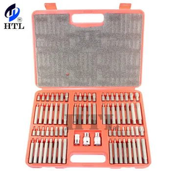 Best 75pcs H10 Series Bits Set Star Spline Socket Drive Set 1/2