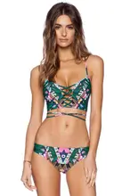 Sexy Women’s Bandeau Triangle Push Up Bra Swimsuit Beachwear Swimwear