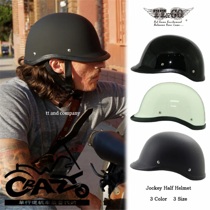 Japanese Thompson TT CO summer cruise motorcycle helmet Retro helmet Harley motorcycle helmet jockey half helmet