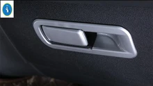 Yimaautotrims Auto Accessorio Il Copilota Guanto Scatola di Immagazzinaggio Maniglia Copertura Decorazione Assetto Per BMW X1 F48 2016 2017 2018 2019 /ABS