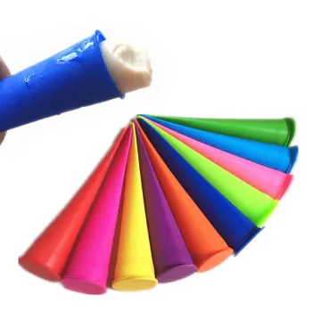 

Silicone Ice Pop Mold Popsicles Mould with Lid Ice Cream Makers Push Up Ice Cream Jelly Lolly Pop For Popsicle 10pcs/lot CT091