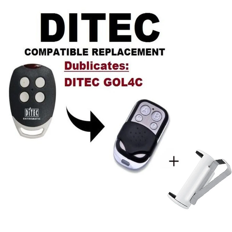 

1pcs FOR DITEC GOL4C Garage Door/Gate Remote Control Replacement Duplicator face to face copy