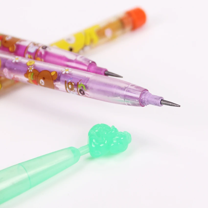 Креативная замена деятельности заправка стандартные карандаши мультфильм животный узор Пластиковые карандаши ручки и Канцелярия